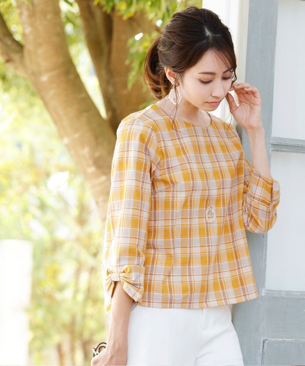 【洗える】大人可愛いリボン袖ブラウス