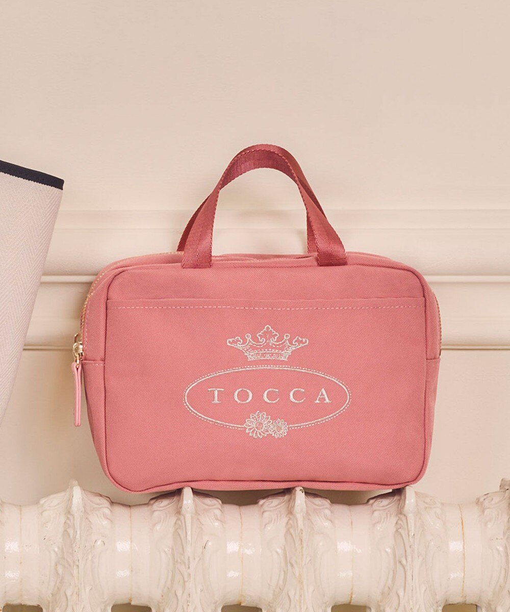 【オンワード】 TOCCA>財布/小物 TOCCA LOGO POUCH BAG ポーチ ピンク F レディース