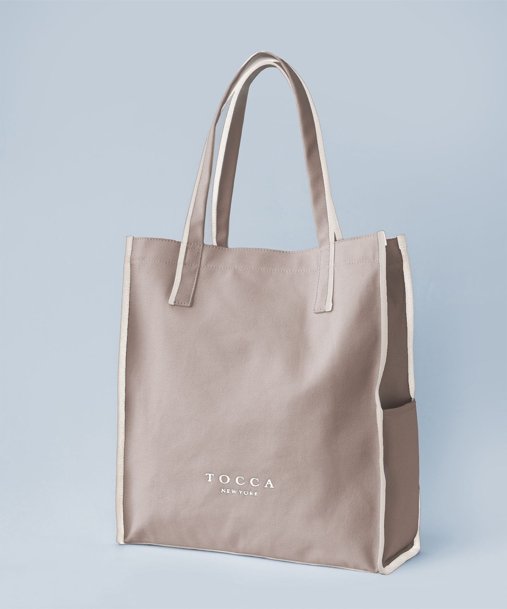 【オンワード】 TOCCA>バッグ 【WEB限定＆一部店舗限定】STRADA CANVAS TOTE L トートバッグ L [新色]グレージュ F レディース