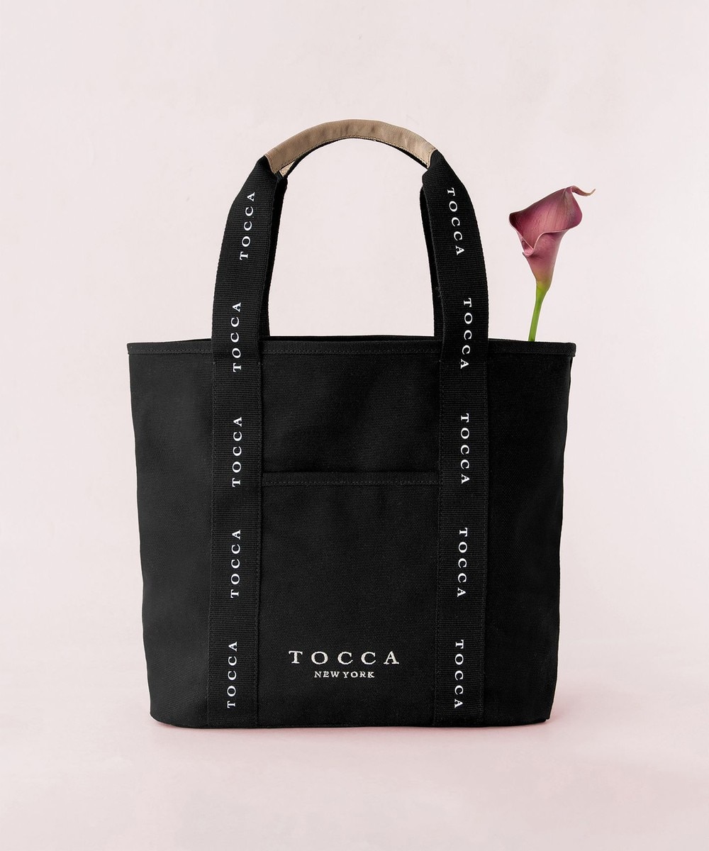 【オンワード】 TOCCA>バッグ 【WEB&一部店舗限定】DANCING TOCCA CANVASTOTE キャンバストートバッグ ブラック F レディース 【オンワード】 TOCCA>バッグ 【WEB&一部店舗限定】DANCING TOCCA CANVASTOTE キャンバストートバッグ ブラック F レディース