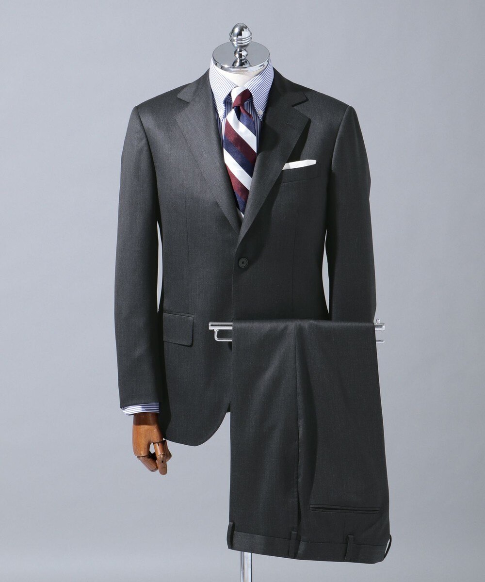 【オンワード】 J.PRESS MEN>スーツ/ネクタイ 【J.PRESS BASIC】ハイランドペピンメリノエレガンスツイル スーツ ネイビー AB6 メンズ 【送料無料】