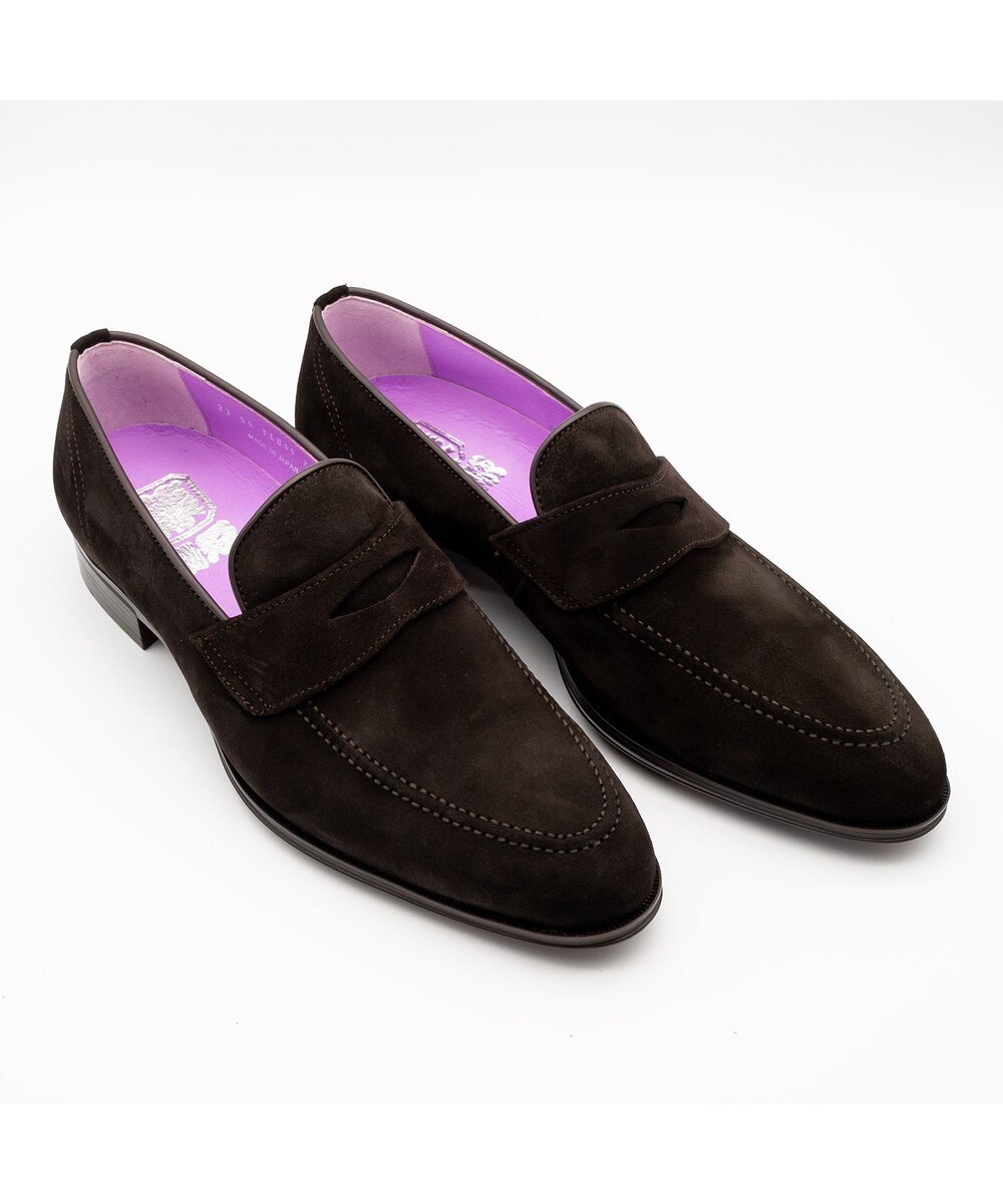 ＜オンワード＞TOMOE & Co.>シューズ 【鞆ゑ(ともえ)】藤シリーズ ラバーソールでクッション性があり、革靴の硬さを感じさせない履きやすさ。 ダークブラウン 27.0cm メンズ