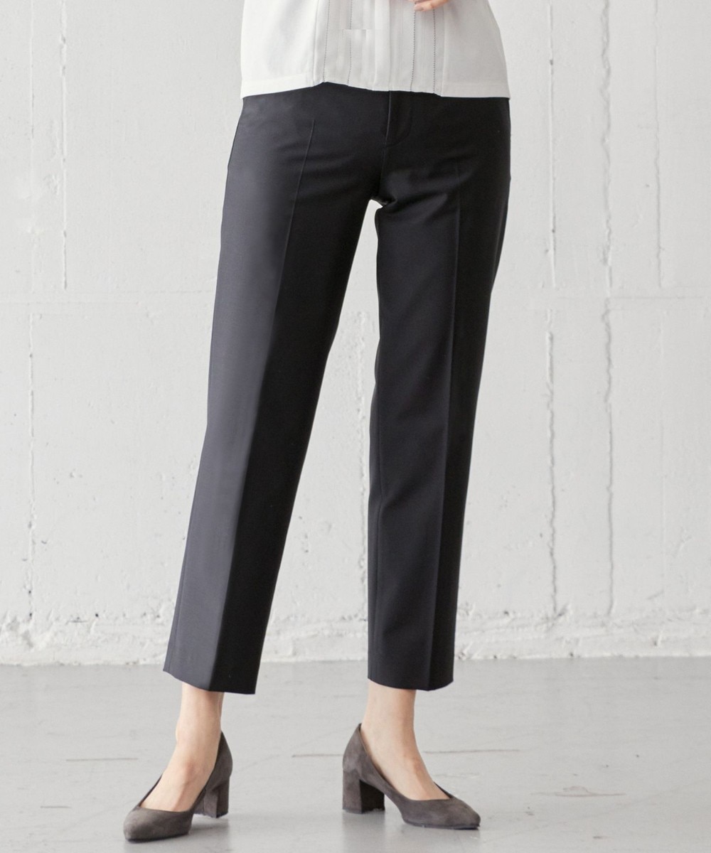 【オンワード】 J.PRESS LADIES L(大きいサイズ)>パンツ BAHARIYE SOLID テーパード パンツ ブラック T13 レディース 【オンワード】 J.PRESS LADIES L(大きいサイズ)>パンツ BAHARIYE SOLID テーパード パンツ ブラック T13 レディース