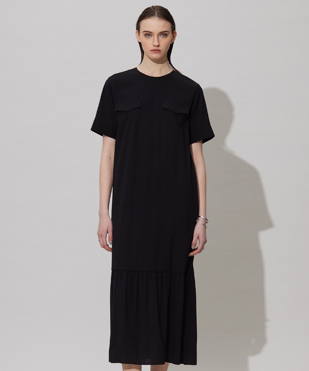 【オンワード】 ICB>ワンピース 【接触冷感・UVカット・洗える】 T/Rドライリネン ワンピース ブラック 4 レディース 【オンワード】 ICB>ワンピース 【接触冷感・UVカット・洗える】 T/Rドライリネン ワンピース ブラック 4 レディース