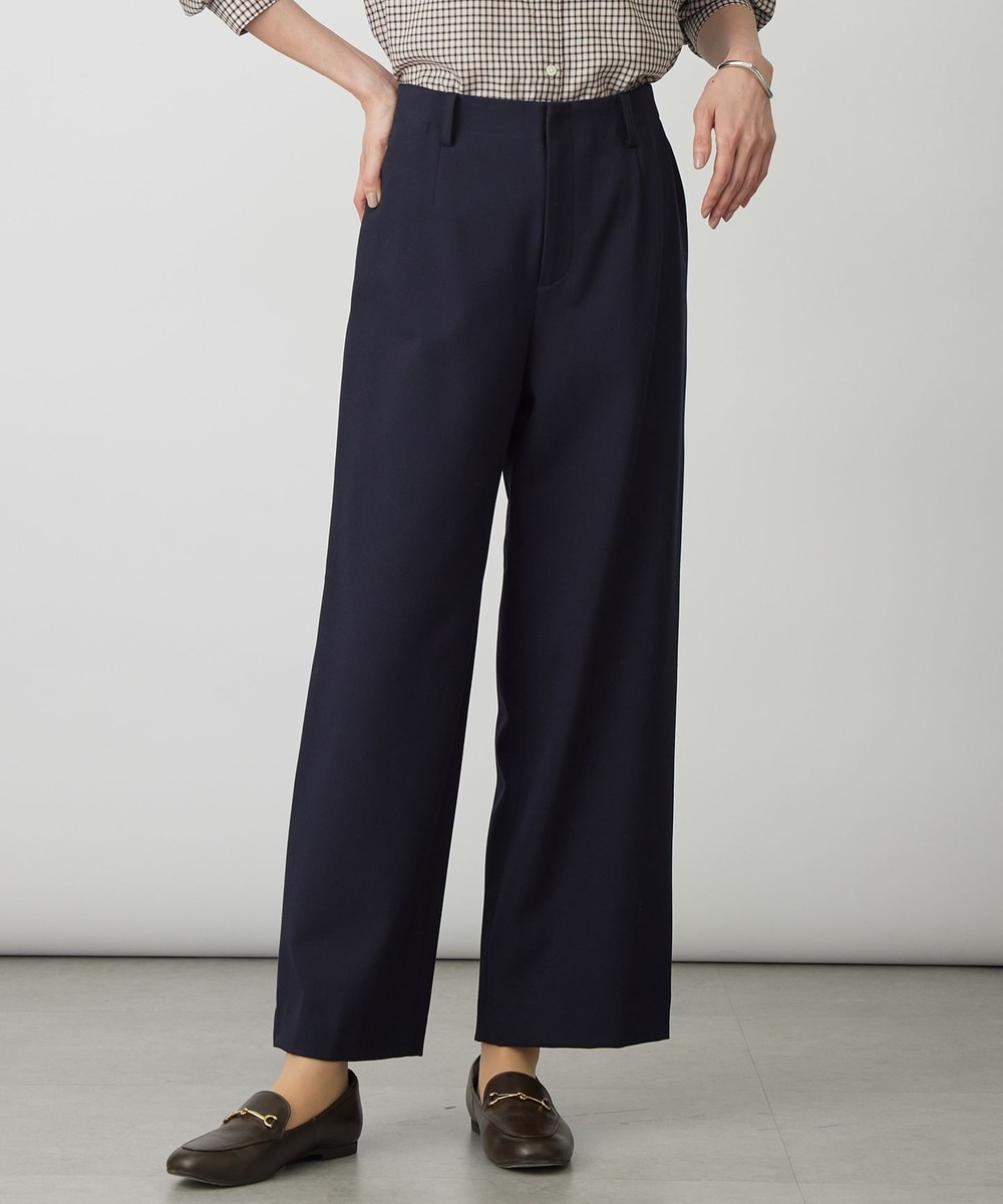 【オンワード】 J.PRESS LADIES>パンツ SOFTサーモ2way ストレート パンツ ネイビー 7 レディース 【オンワード】 J.PRESS LADIES>パンツ SOFTサーモ2way ストレート パンツ ネイビー 7 レディース
