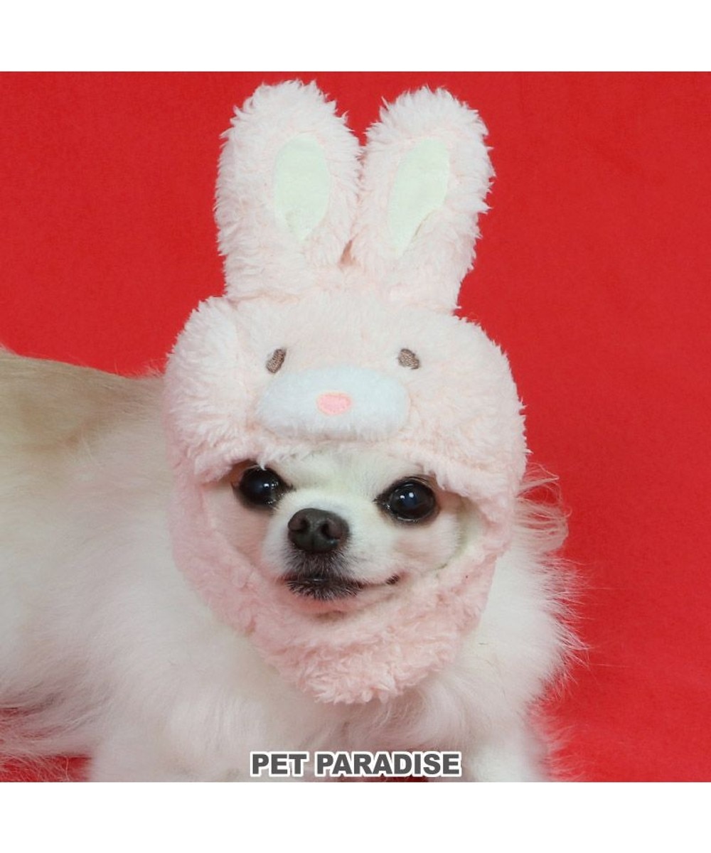 ＜オンワード＞PET PARADISE>ペットグッズ 犬服 卯 犬 猫 帽子 ウサギ 【小型犬】 ピンク ホワイト ピンク（淡） Ｓ