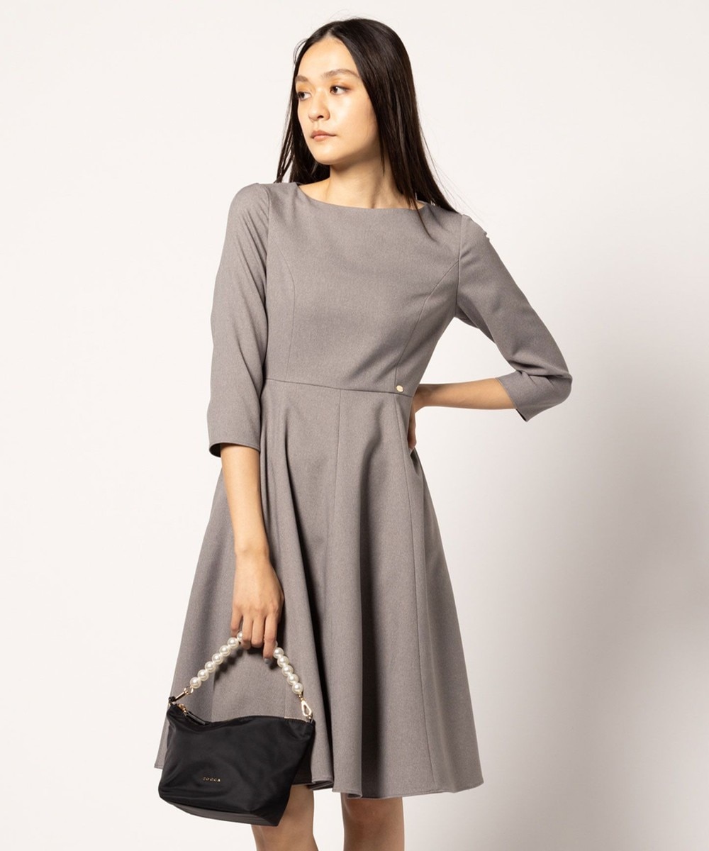 【オンワード】 TOCCA>ワンピース 【00サイズあり・洗える】SWEET TEA TIME ドレス ライトグレー 6 レディース 【オンワード】 TOCCA>ワンピース 【00サイズあり・洗える】SWEET TEA TIME ドレス ライトグレー 6 レディース