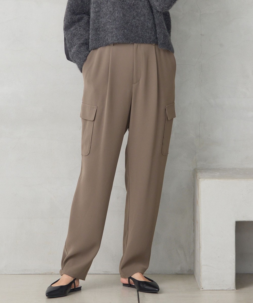 【オンワード】 自由区>パンツ 【洗える】ダブルクロスカーゴ パンツ カーキ 36 レディース 【オンワード】 自由区>パンツ 【洗える】ダブルクロスカーゴ パンツ カーキ 36 レディース