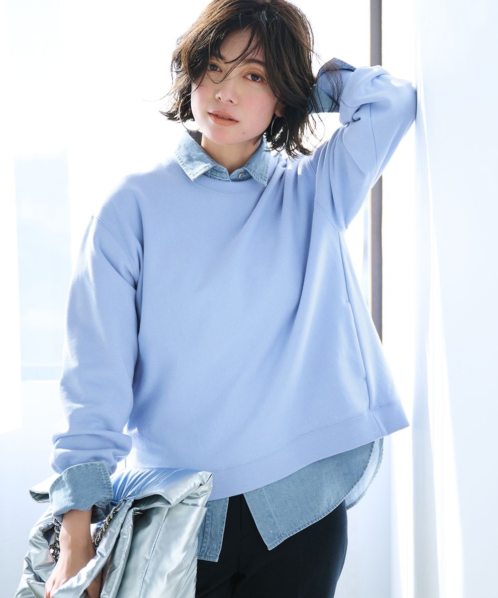 【オンワード】 23区 S(小さいサイズ)>トップス 【WEB & 一部店舗限定カラーあり/Oggi2月号掲載】カラー スウェット アクアマリン(3月) 32 レディース 【オンワード】 23区 S(小さいサイズ)>トップス 【WEB & 一部店舗限定カラーあり/Oggi2月号掲載】カラー スウェット アクアマリン(3月) 32 レディース