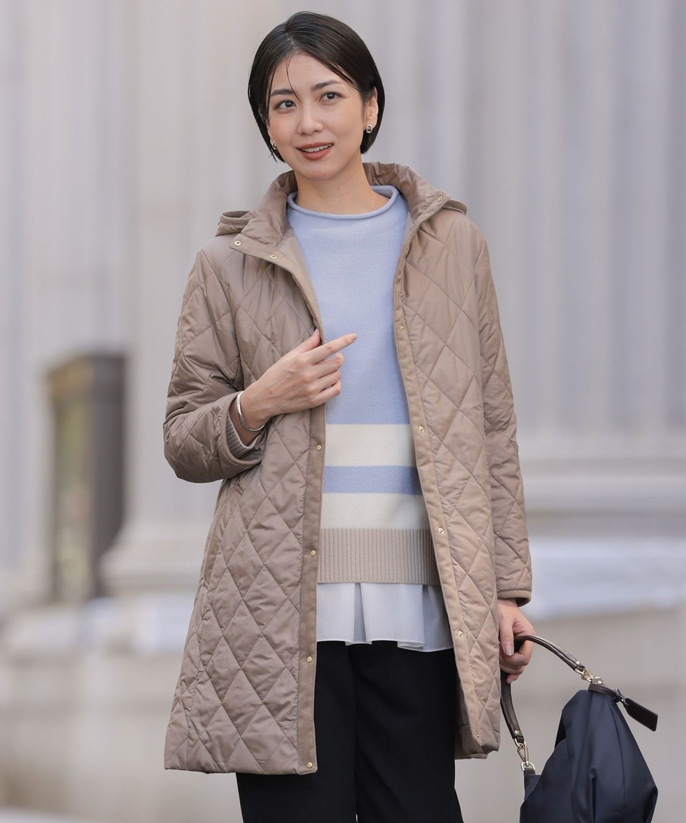 【オンワード】 J.PRESS LADIES>ジャケット/アウター 【WEB限定カラーあり・2way】コンパクトタフタキルティング フーデッド コート ベージュ 11 レディース 【オンワード】 J.PRESS LADIES>ジャケット/アウター 【WEB限定カラーあり・2way】コンパクトタフタキルティング フーデッド コート ベージュ 11 レディース