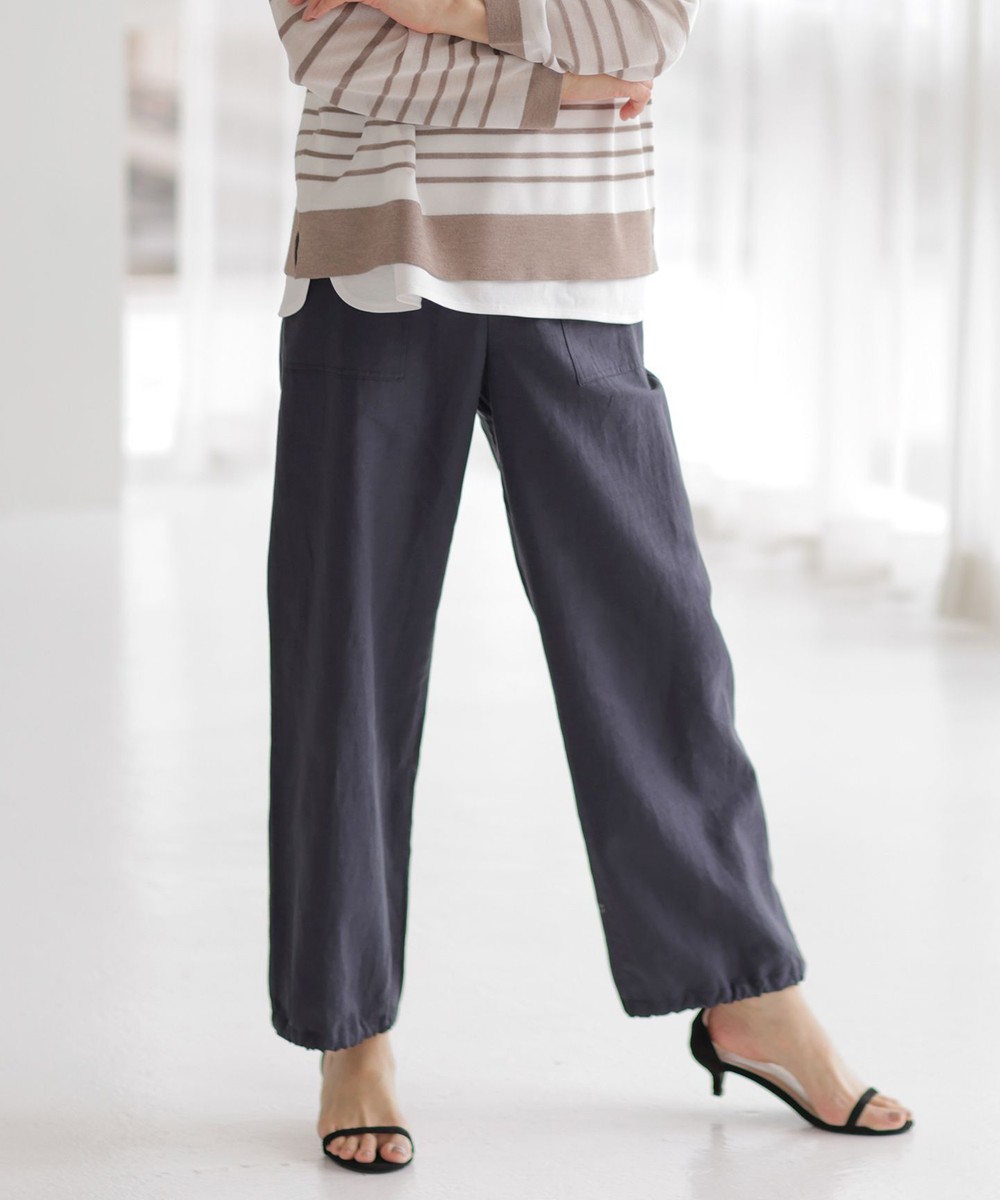 【オンワード】 J.PRESS LADIES>パンツ 【洗える】フィブリルツイル ベイカーパンツ ネイビー 11 レディース 【オンワード】 J.PRESS LADIES>パンツ 【洗える】フィブリルツイル ベイカーパンツ ネイビー 11 レディース