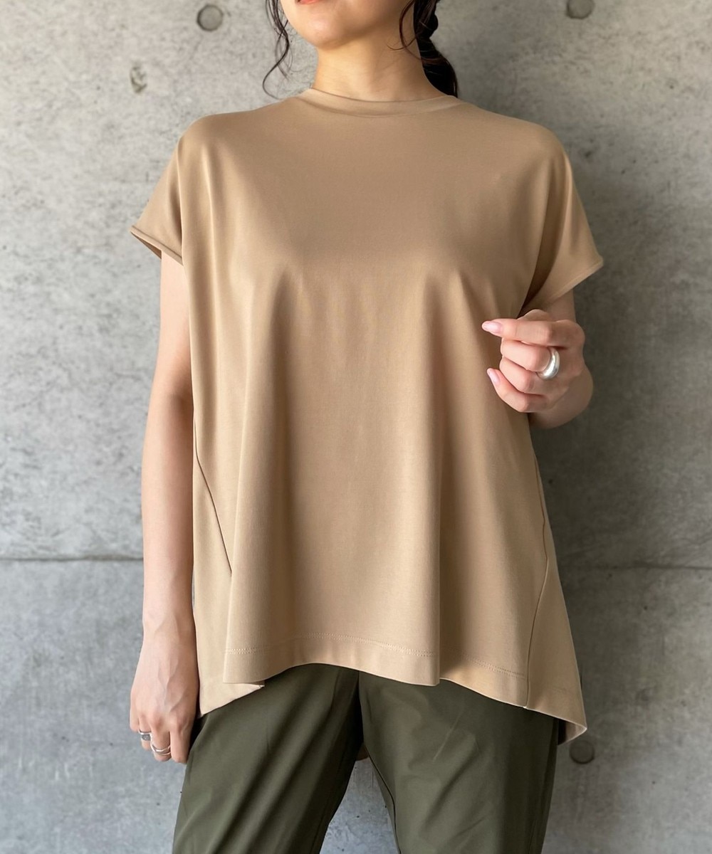 【新色追加!/接触冷感】マイビューティ バックフレアTシャツ