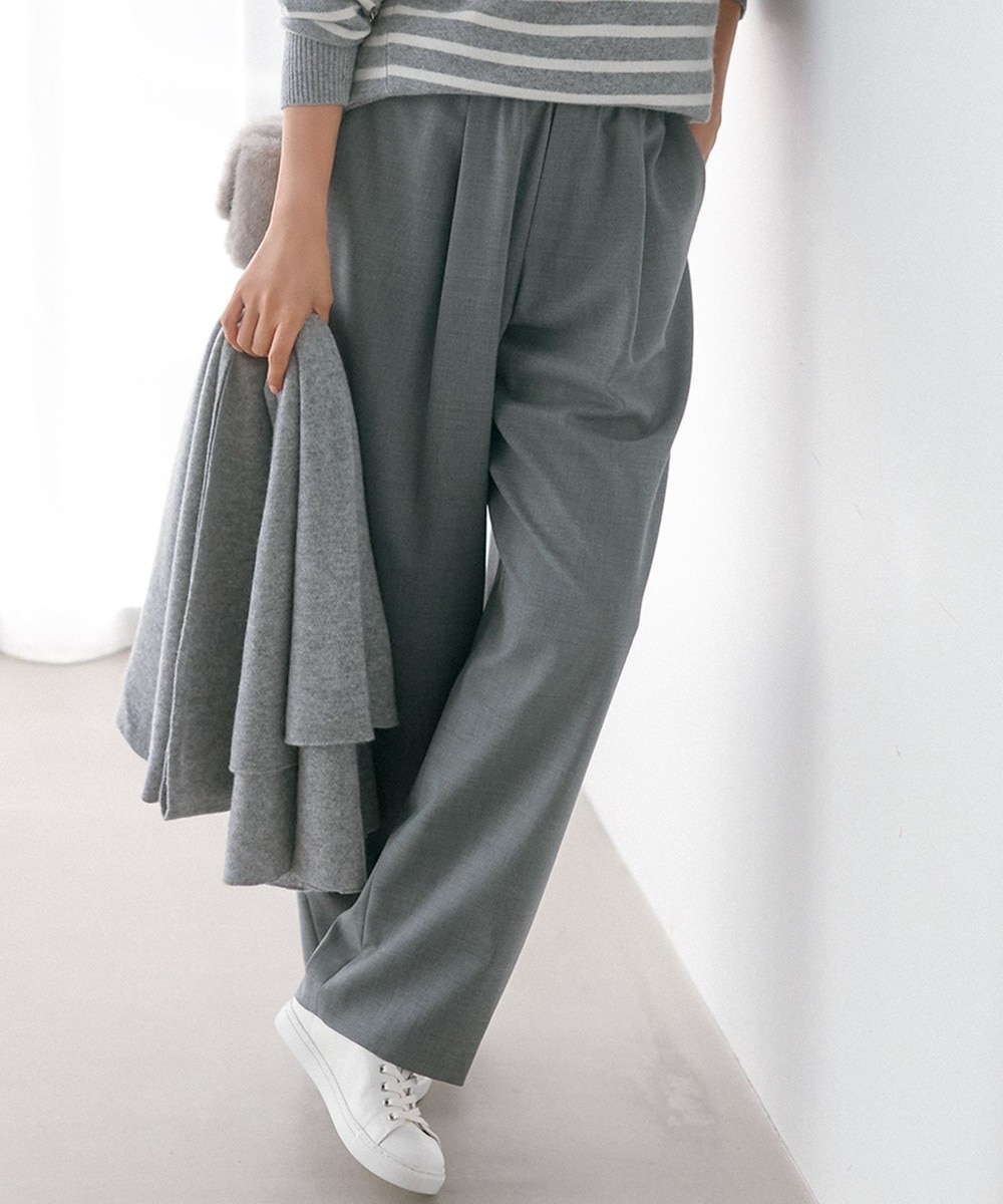 【オンワード】 23区 L(大きいサイズ)>パンツ ナチュラルストレッチサキソニー バレル パンツ グレー 46 レディース 【オンワード】 23区 L(大きいサイズ)>パンツ ナチュラルストレッチサキソニー バレル パンツ グレー 46 レディース