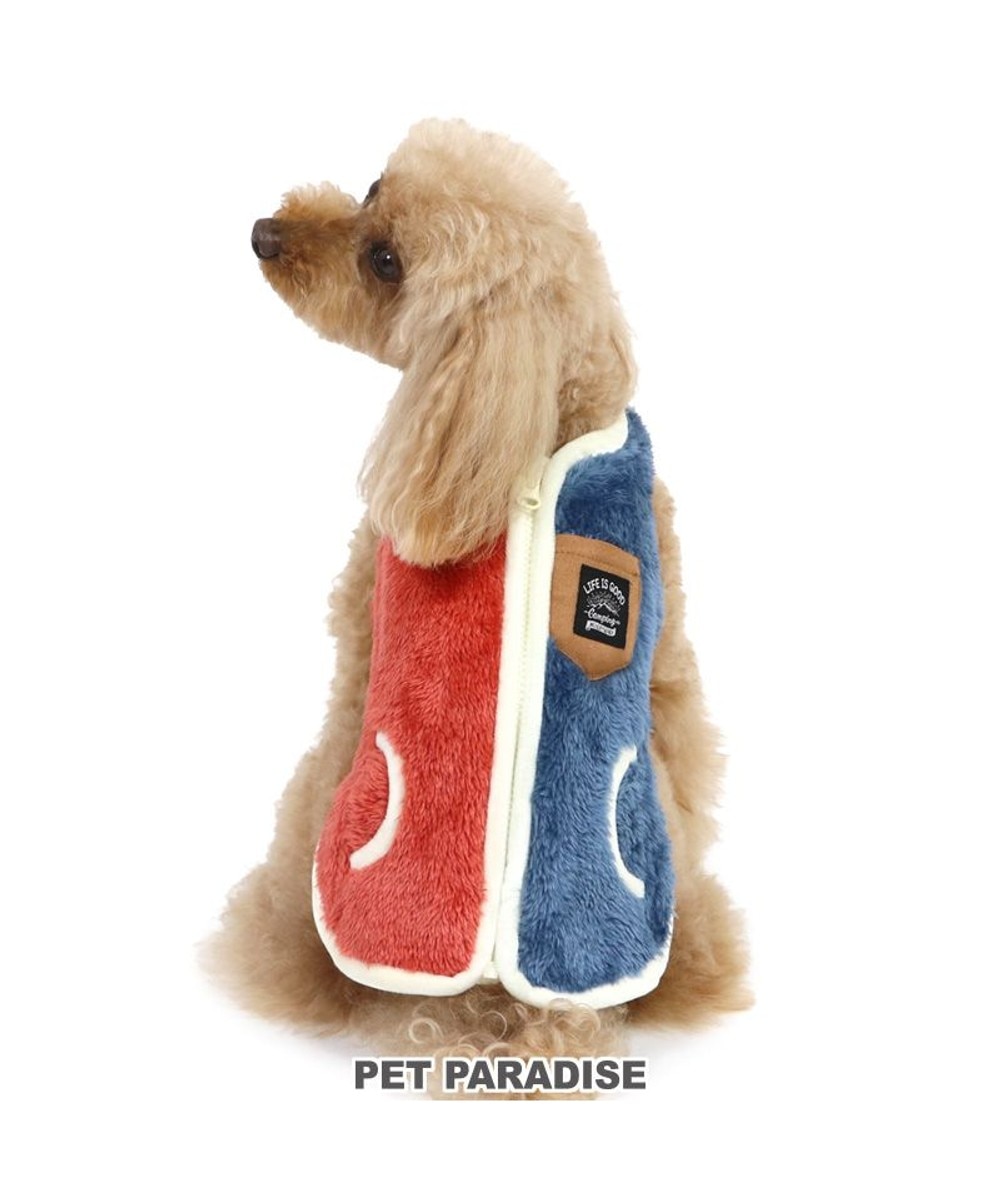 PET PARADISE>ペットグッズ 犬 服 背中開き ベスト 【小型犬】 色分け マルチカラー ３Ｓ
