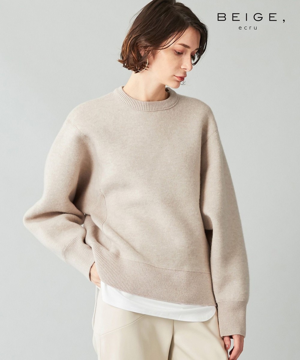 【オンワード】 BEIGE,>トップス 【限定色あり】LIEUCHZ / ニットスウェット Charcoal 4 レディース 【送料無料】