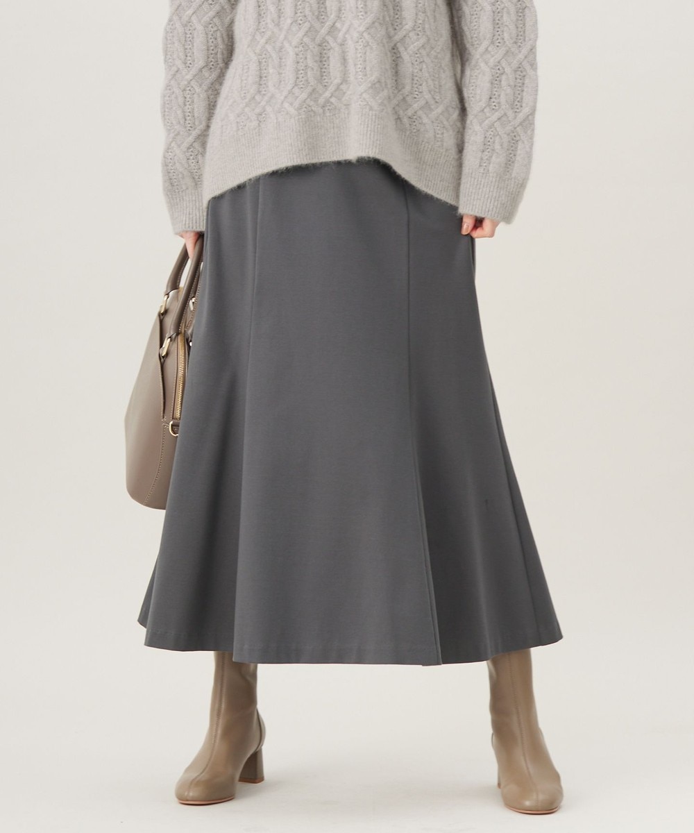 【オンワード】 自由区>スカート 【セットアップ対応・洗える】エアーポンチ スカート チャコール 40 レディース 【オンワード】 自由区>スカート 【セットアップ対応・洗える】エアーポンチ スカート チャコール 40 レディース