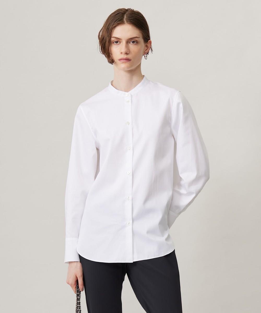 【オンワード】 ICB>トップス 【洗える】 コットンサテンシャーティング シャツ オフホワイト 4 レディース 【オンワード】 ICB>トップス 【洗える】 コットンサテンシャーティング シャツ オフホワイト 4 レディース