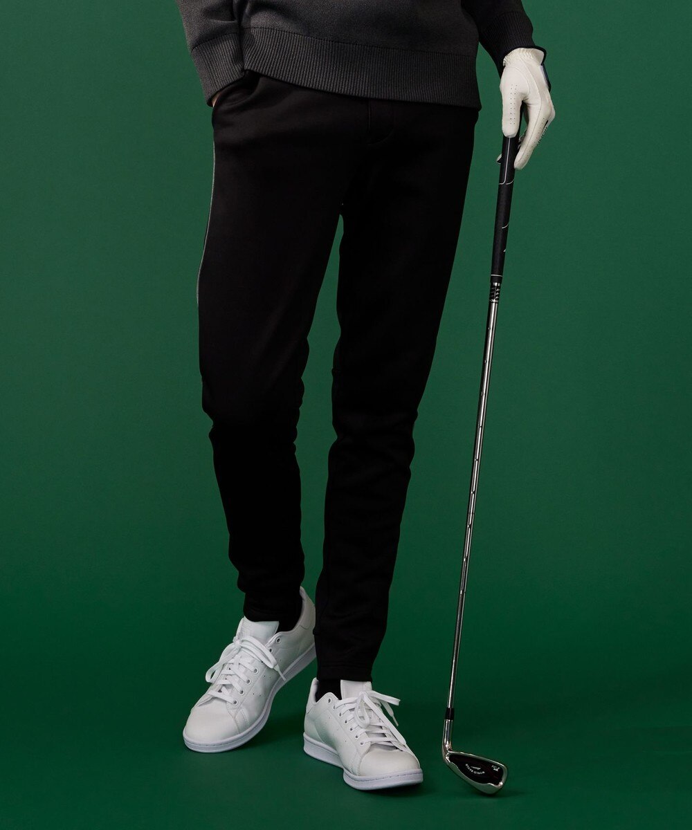 【オンワード】 23区GOLF>パンツ 【MEN】【ストレッチ】ボンディング ジャージー ブラック M メンズ