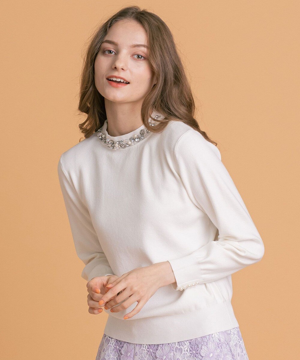 【オンワード】 TOCCA>トップス 【洗える!】ETOILE KNIT ニット ライラック M レディース 【送料無料】