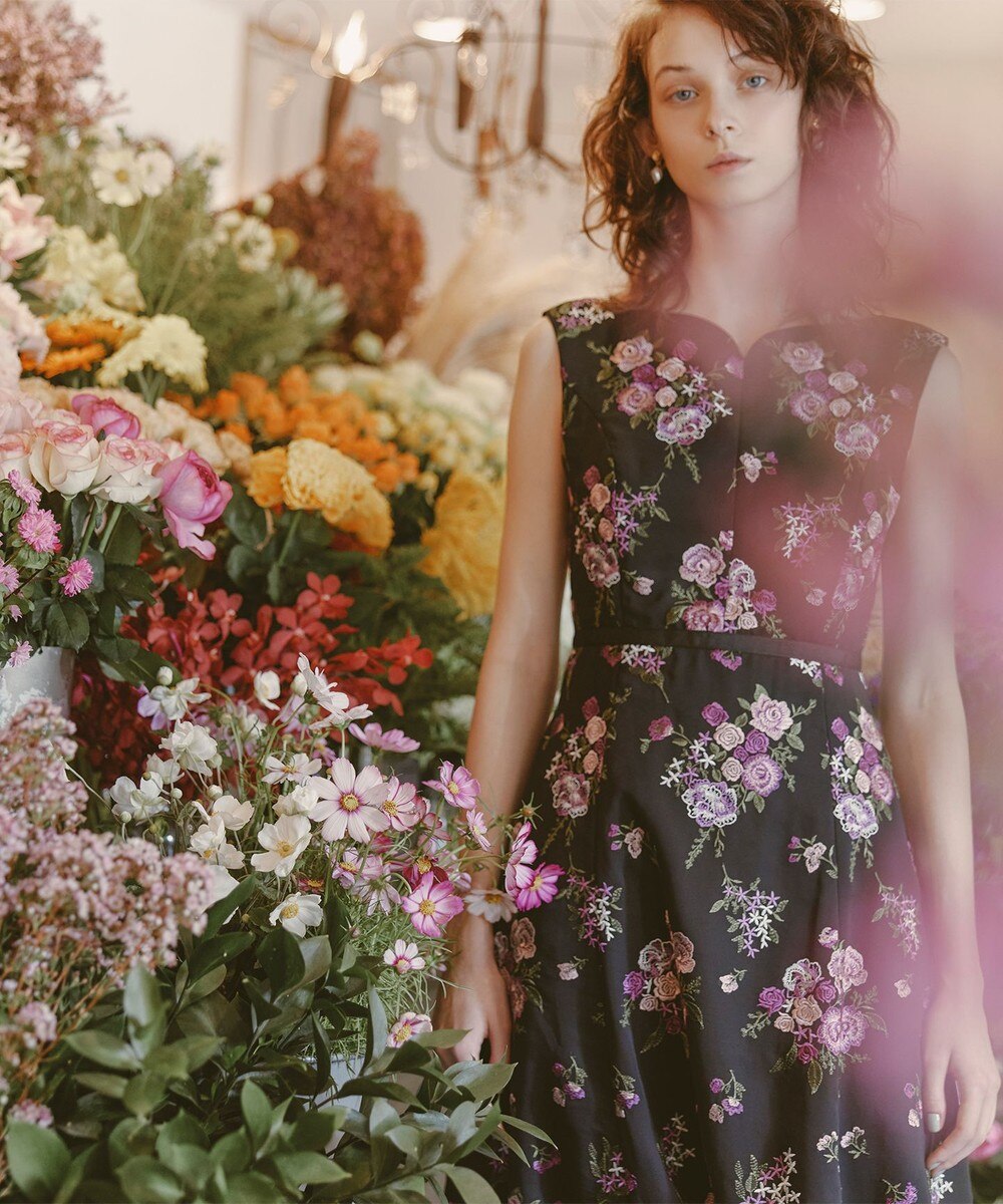 【オンワード】 TOCCA>ワンピース 【洗える!】FLORAISON ドレス ベージュ 0 レディース 【送料無料】