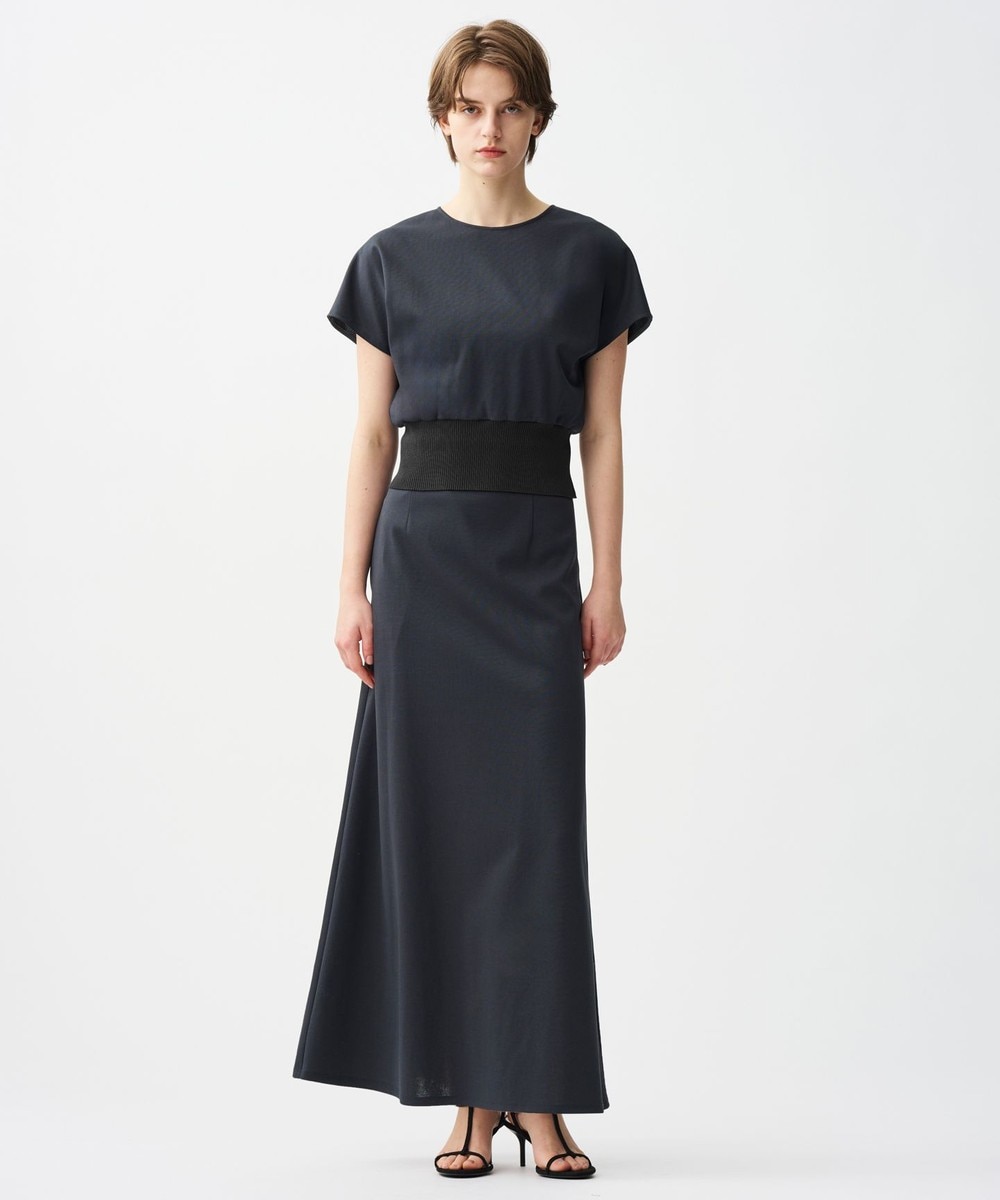 【オンワード】 uncrave>スカート 【UVカット・接触冷感・マシンウォッシャブル】ダブルフェイスジャージー フレアスカート スレート 1 レディース 【オンワード】 uncrave>スカート 【UVカット・接触冷感・マシンウォッシャブル】ダブルフェイスジャージー フレアスカート スレート 1 レディース