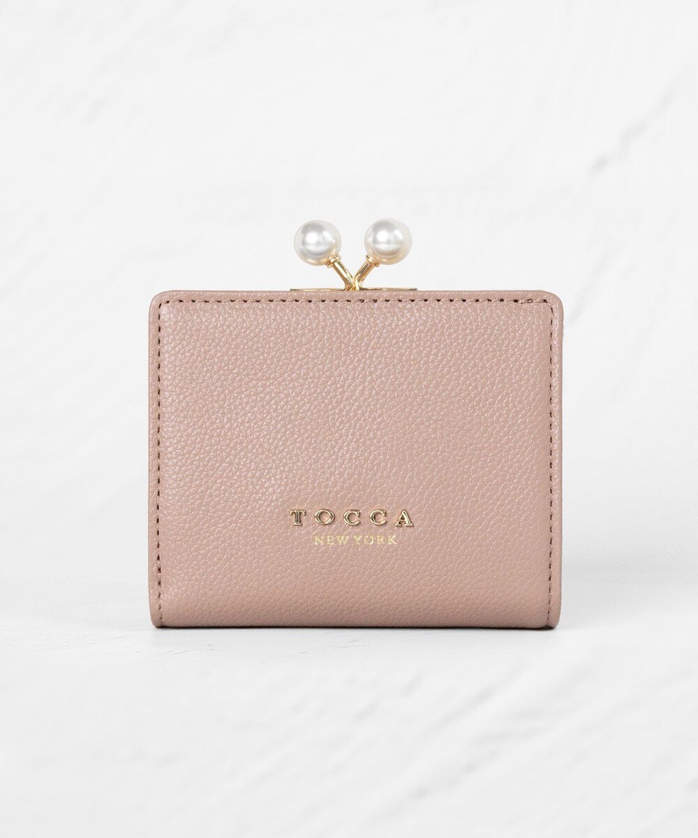 【オンワード】 TOCCA>財布/小物 POINT OF PEARL BIIFOLOD WALLET 2つ折り財布 ピンク F レディース