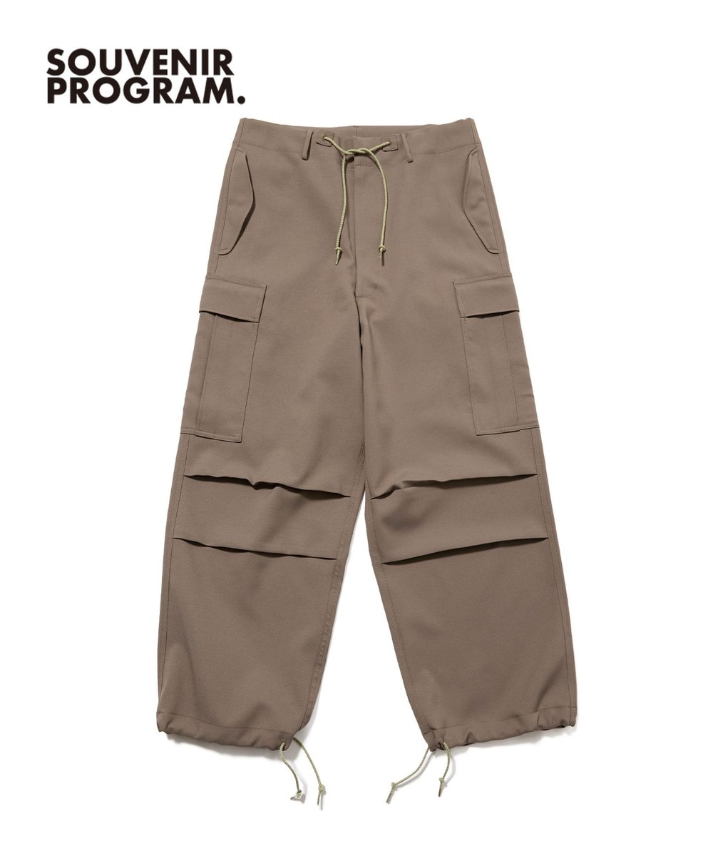 【オンワード】 J.PRESS MEN>パンツ 【J.PRESS ORIGINALS】【UNISEX】Polyester Aero Twill Easy Cargo Pants ダークグリーン M メンズ