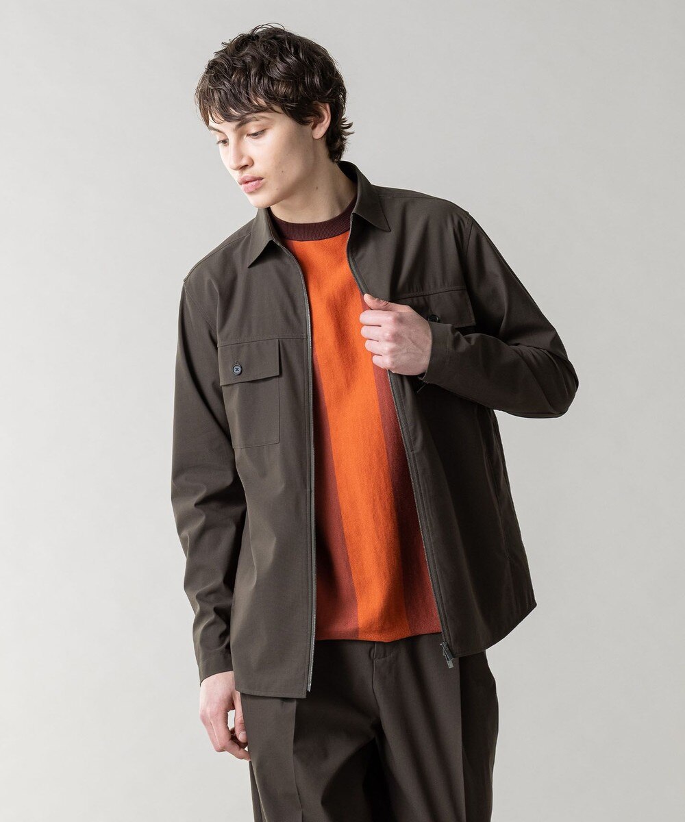 【オンワード】 JOSEPH MEN>トップス ハイツイストボイル シャツ カーキ 44 メンズ 【送料無料】