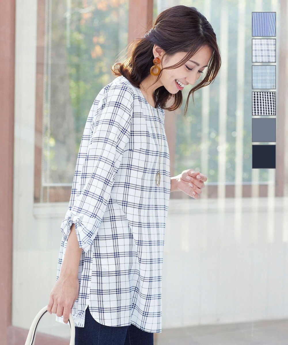 【洗える】スタイルカバーも叶うリボン袖チュニック