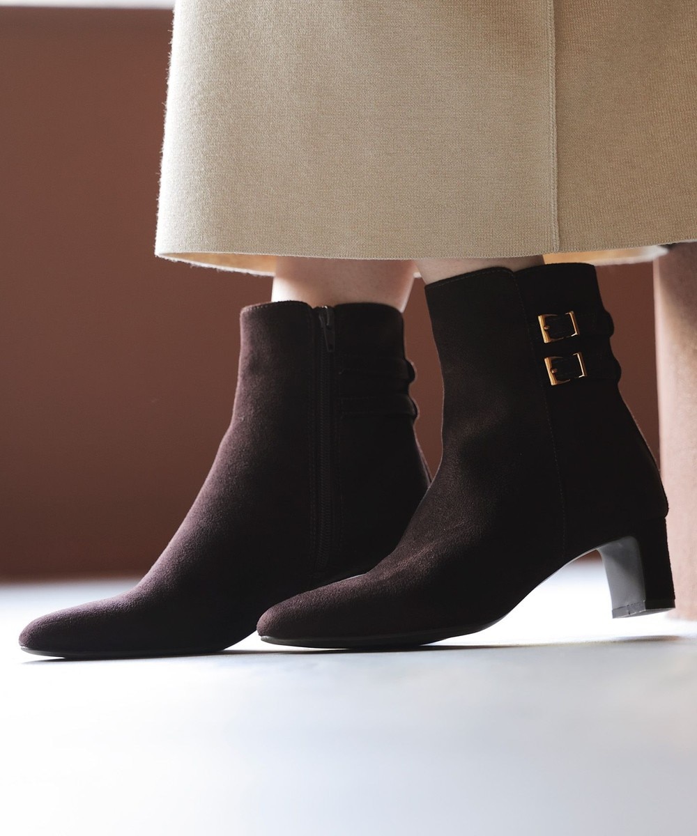 【オンワード】 ANY SIS>シューズ 【23.0~24.0cm】ベルト付き ブーツ ブラウン 24.0 レディース 【オンワード】 ANY SIS>シューズ 【23.0~24.0cm】ベルト付き ブーツ ブラウン 24.0 レディース