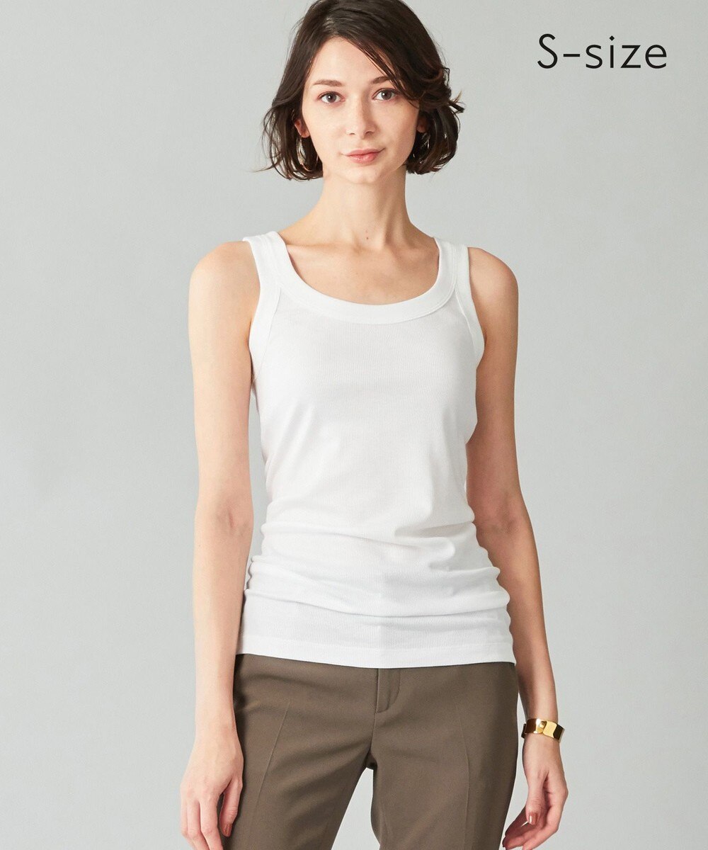 【オンワード】 BEIGE,>トップス 【S-size】TANK / タンクトップ White 32 レディース 【送料無料】