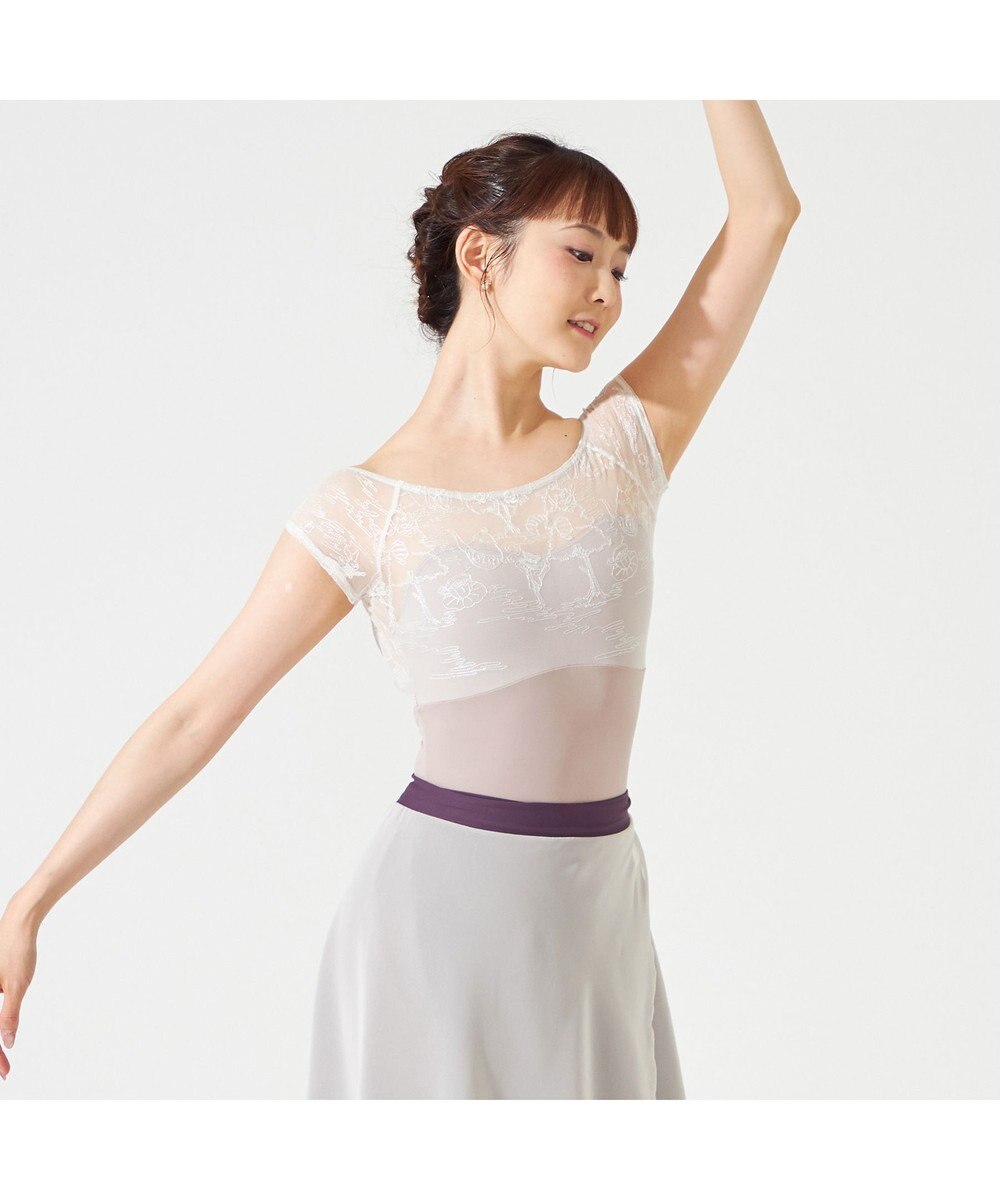 Chacott 【AKANE TAKADA】フレンチスリーブレオタード 