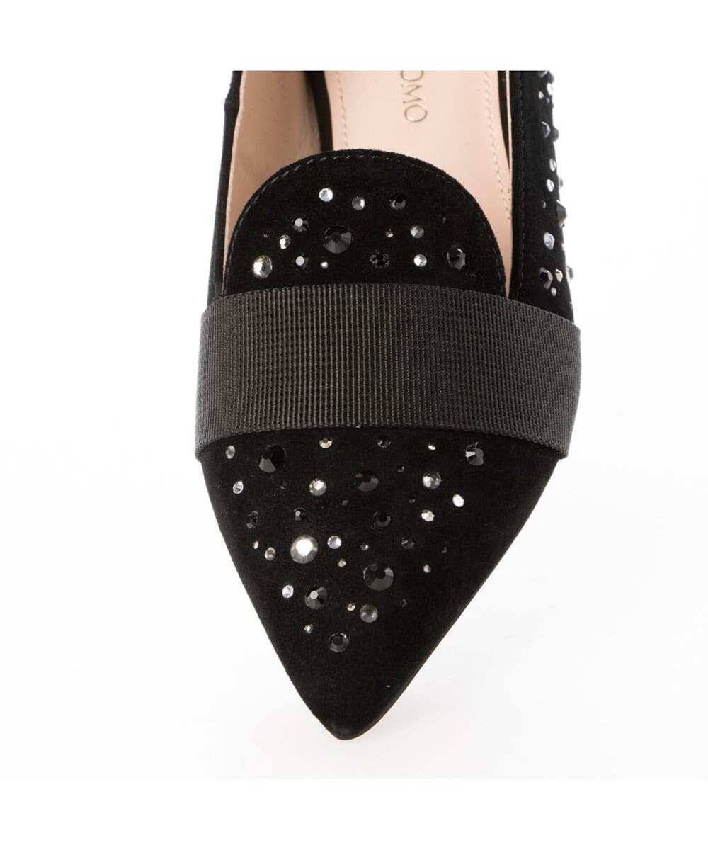 MODE ET JACOMO <MODE ET JACOMO>ラインストーン付きフラットパンプス 