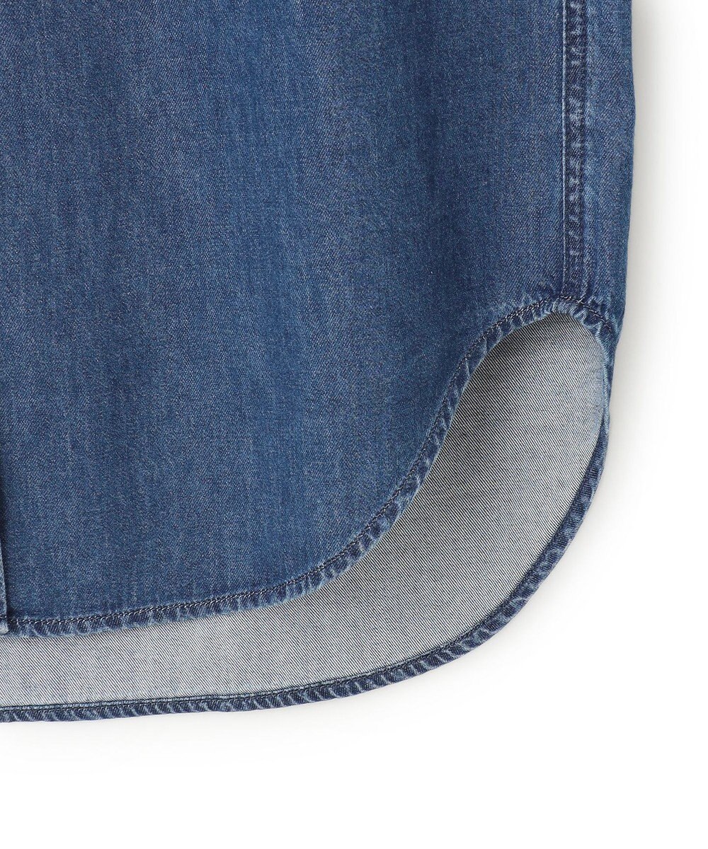 23区 【Oggi4月号掲載/洗える】23区DENIM ライトダンガリー シャツワンピース 