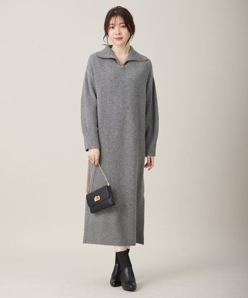 ANY SIS L 【2WAY】ケーブルベストSETニット ワンピース 