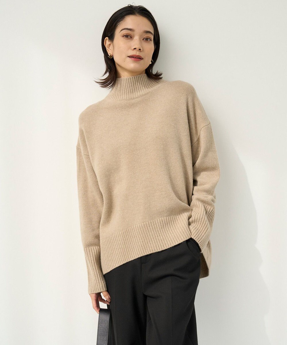 UNFILO カシミヤブレンド ハイネックニット 