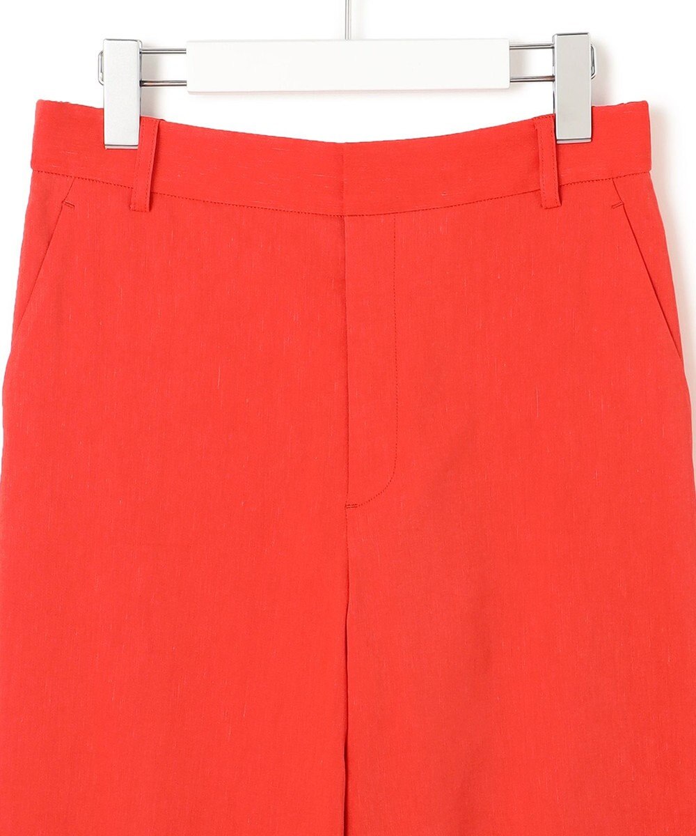 23区 S 【Oggi5月号掲載/洗える】リネンレーヨンストレッチ ワイド パンツ 