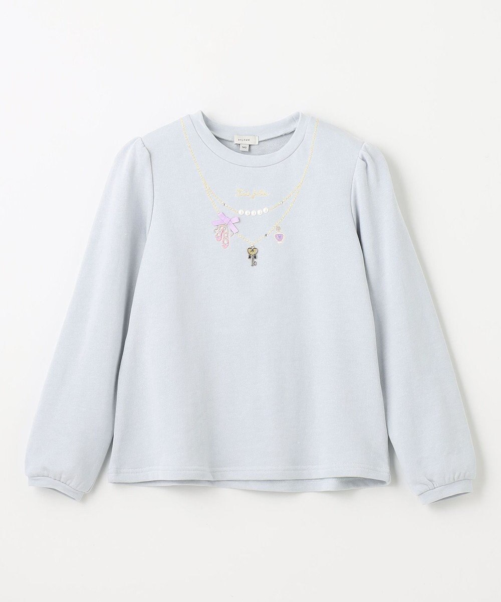 ANY KIDS 【らくっトレーナー】裏毛 ネックレス トレーナー 