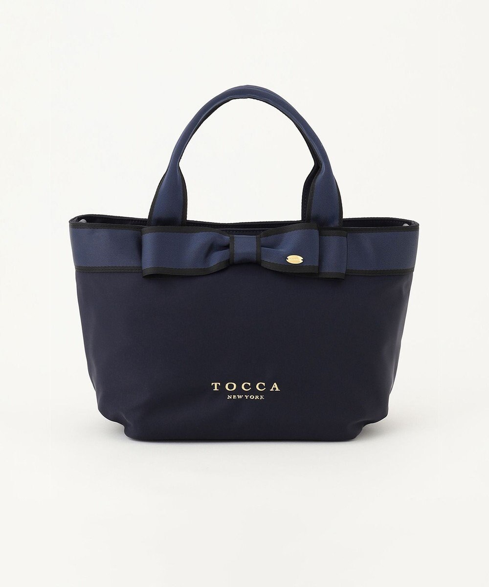 TOCCA 【撥水】BICOLOR RIBBON TOTE トートバッグ 