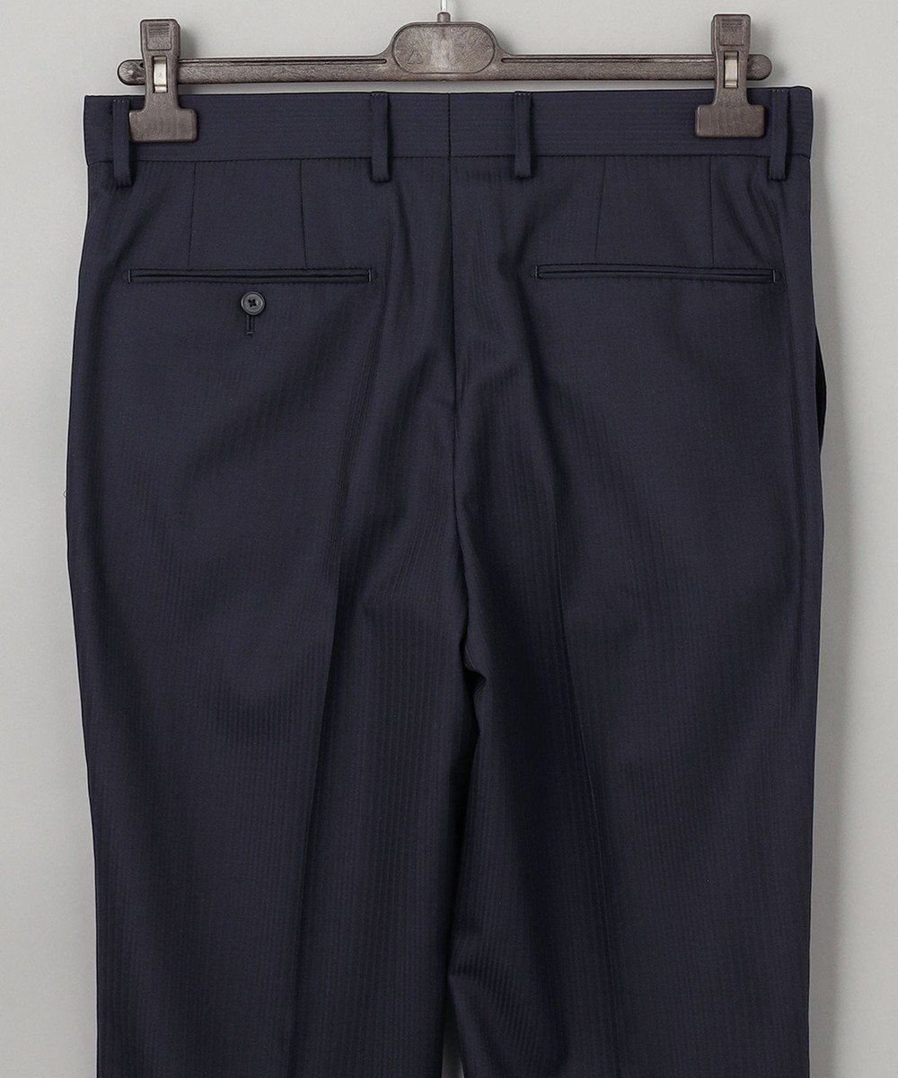 GOTAIRIKU 【御幸毛織】Superio160 ウールカシミヤ スーツ（ネイビーストライプ） 