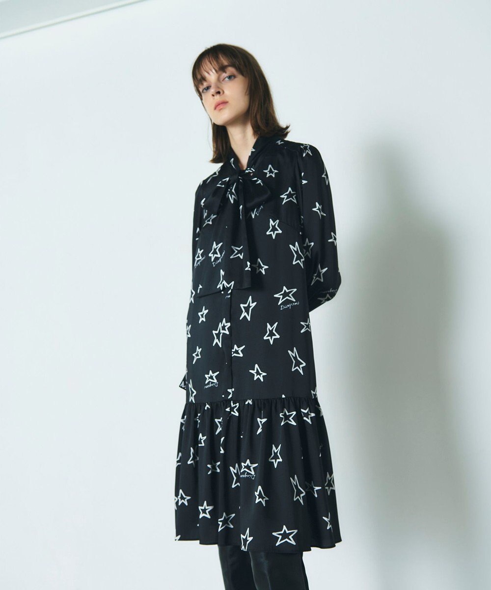 GRACE CONTINENTAL スタープリントミニワンピース 