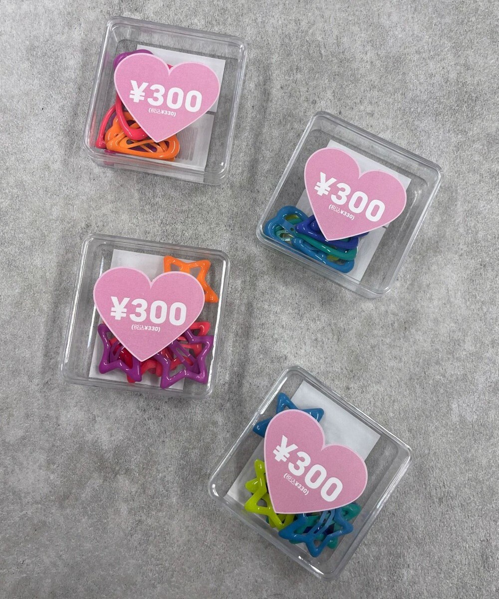 WEGO L8Pカラーモチーフパッチンピン 