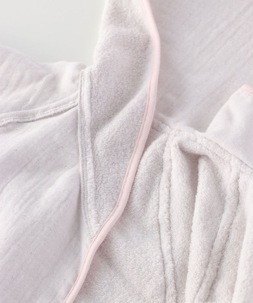 UCHINO マシュマロガーゼ&パイル　ベビーローブ　70cm 