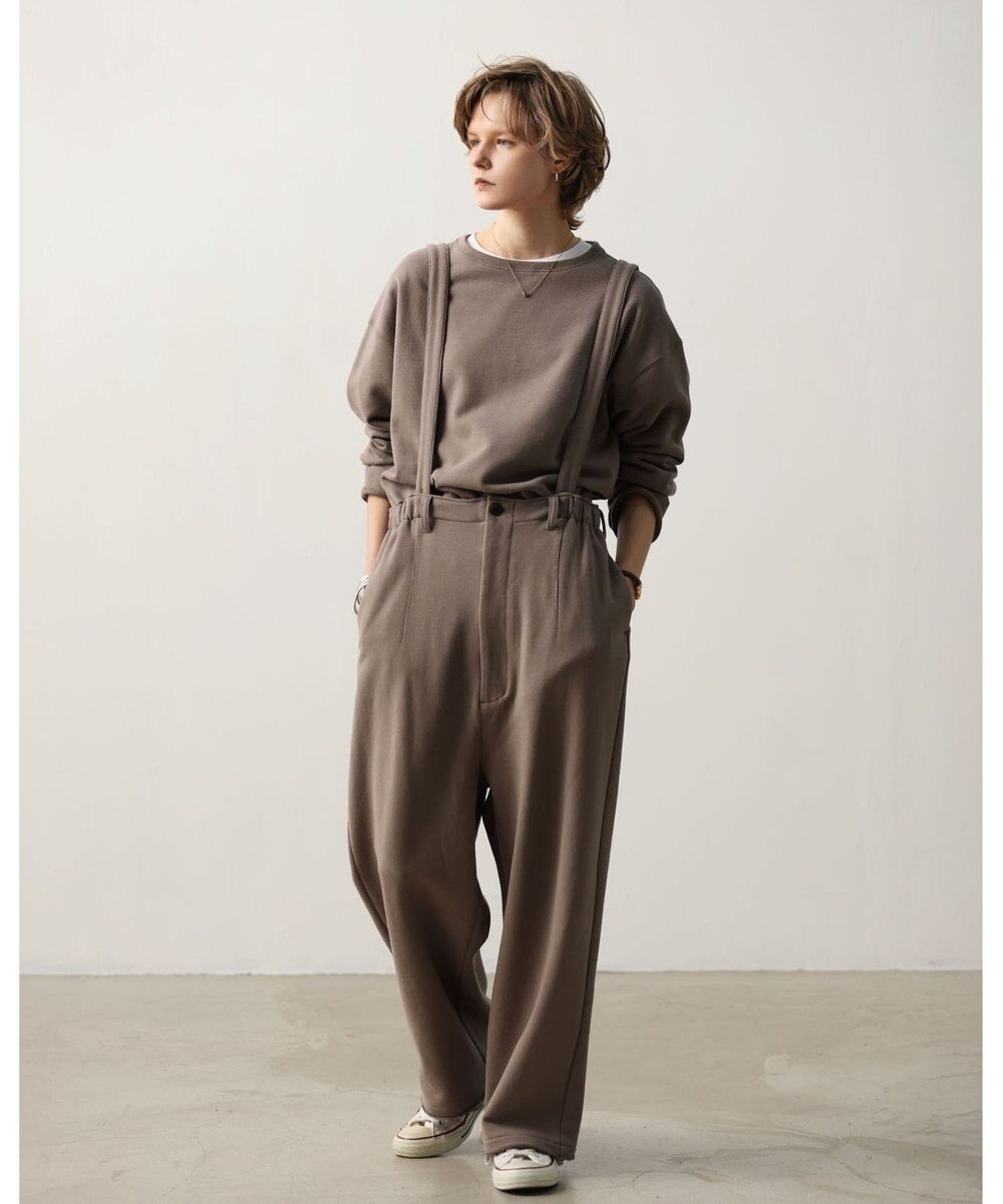 LENO SWEAT SALOPETTES スウェットサロペット 