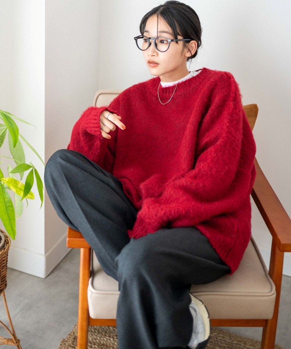 WEGO モヘアライクBIGプルオーバー 