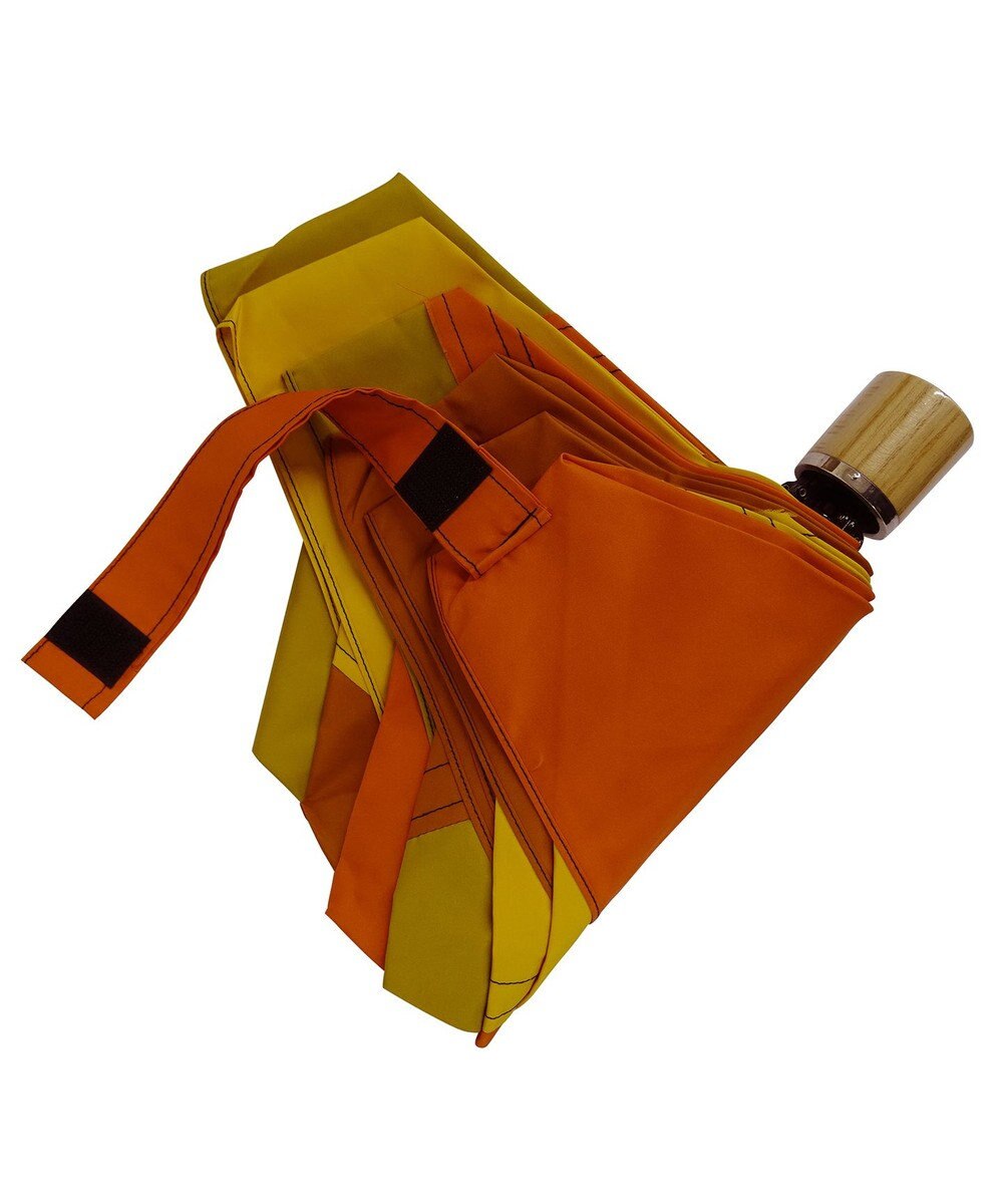 +RING 【限定/日本製】レディース向け パッチワーク プラスリング 折傘50cm ORG SR319 