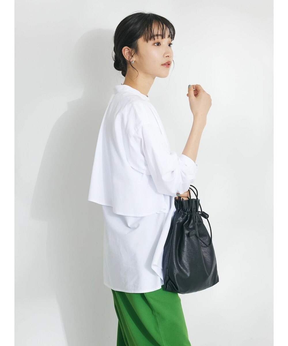 CRAFT STANDARD BOUTIQUE バックフリルシャツ 