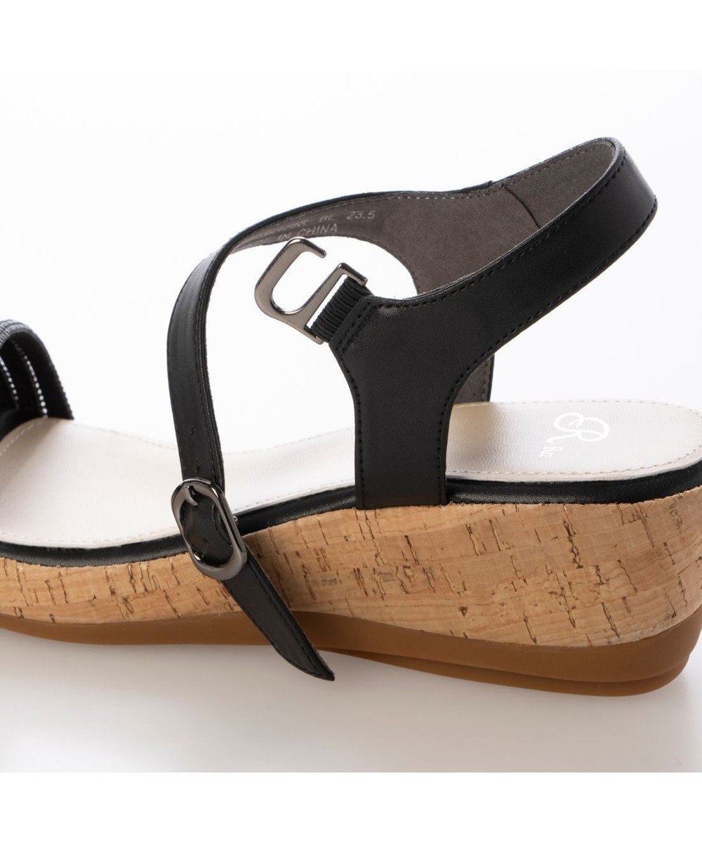 Riz raffinee <Riz raffinee>ラインストーン付ウェッジサンダル 