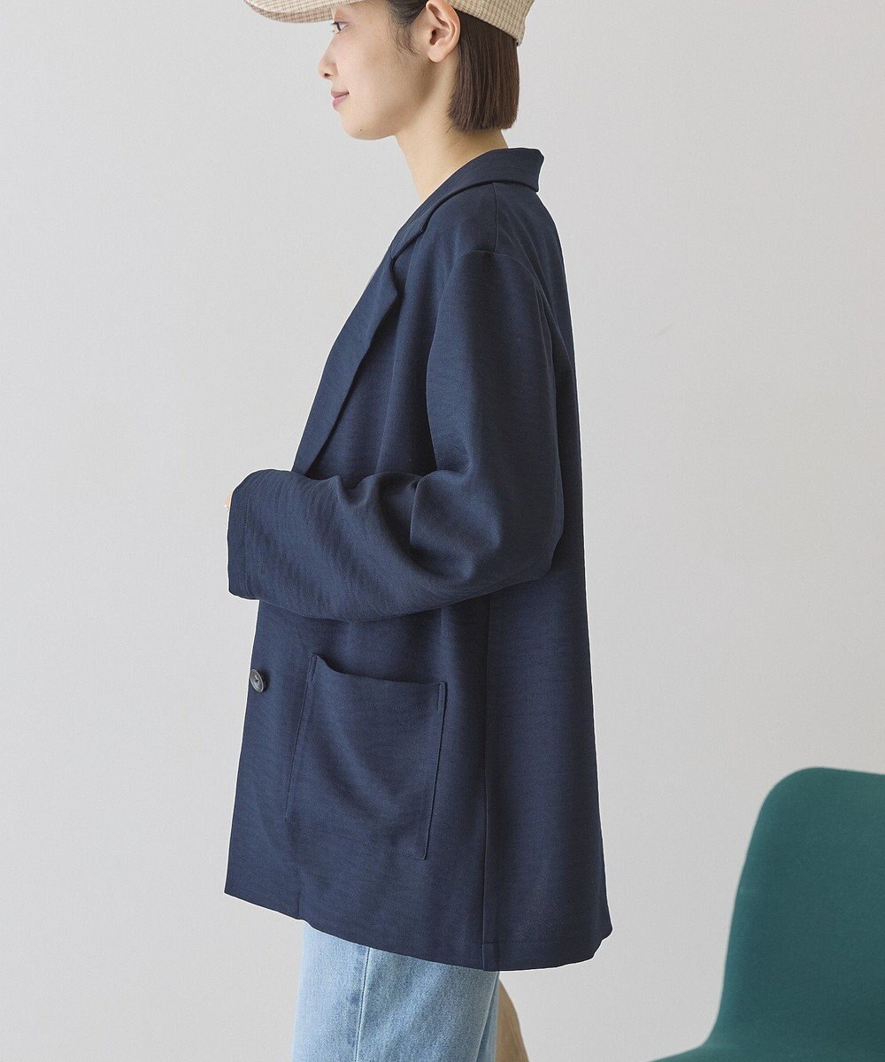 AMERICAN HOLIC リネンライクオーバーサイズジャケット 