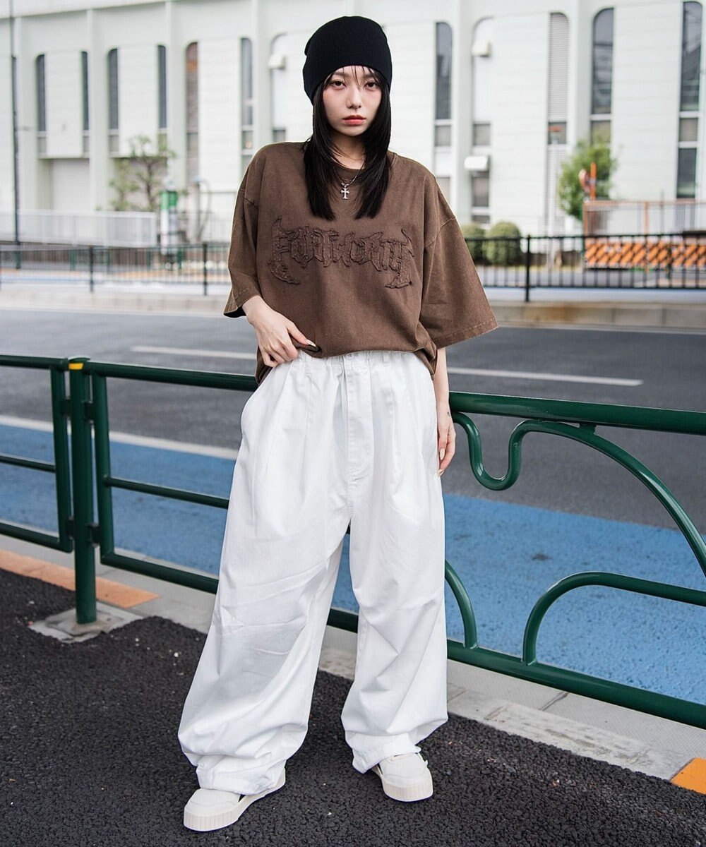 WEGO 【ユニセックス着用ITEM/SMLサイズ展開】イージーサーカスパンツ 
